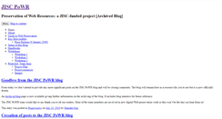 Desktop Screenshot of jiscpowr.jiscinvolve.org