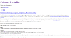 Desktop Screenshot of chriscb.jiscinvolve.org