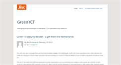 Desktop Screenshot of greenict.jiscinvolve.org