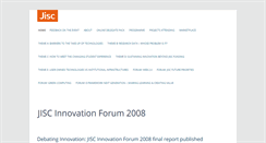 Desktop Screenshot of jif08.jiscinvolve.org