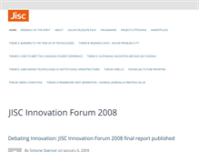 Tablet Screenshot of jif08.jiscinvolve.org