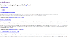 Desktop Screenshot of eassignment.jiscinvolve.org