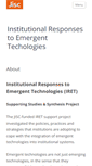Mobile Screenshot of jisciret.jiscinvolve.org