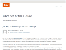 Tablet Screenshot of librariesofthefuture.jiscinvolve.org